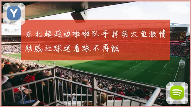 东北超延边啦啦队手持明太鱼激情助威让球迷看球不再饿